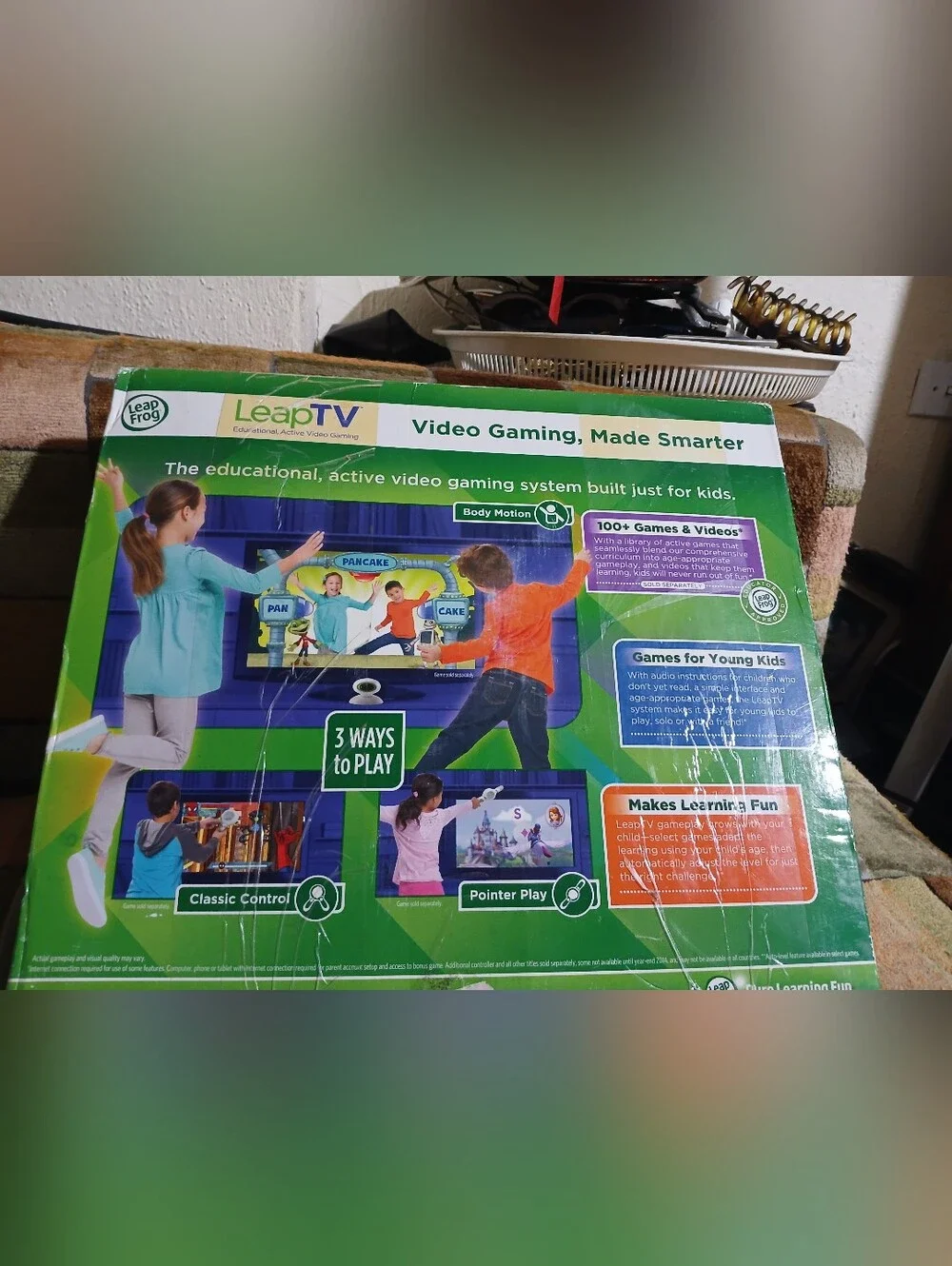 Leap Frog Leap TV Educational Video Complete Game System |